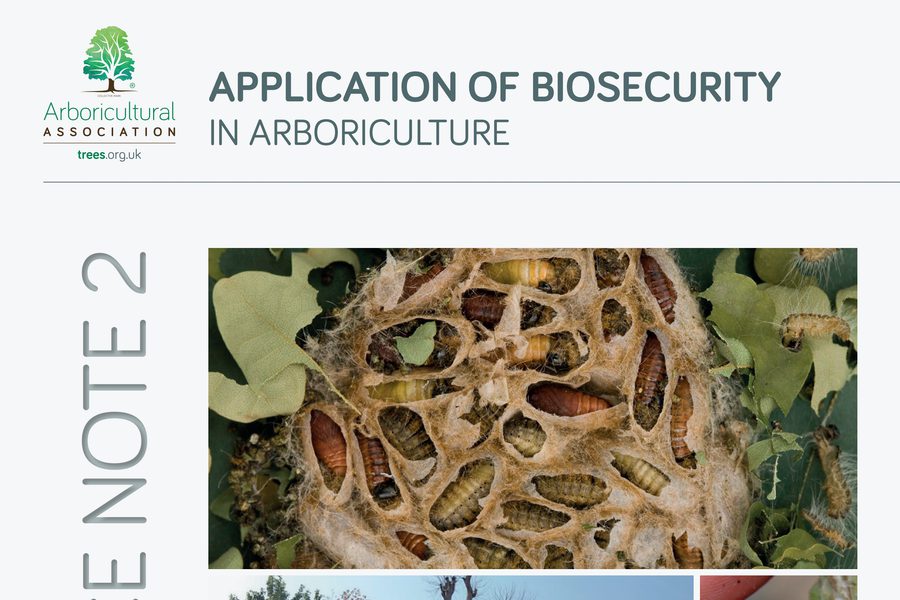 Application of biosecurity in arboriculture